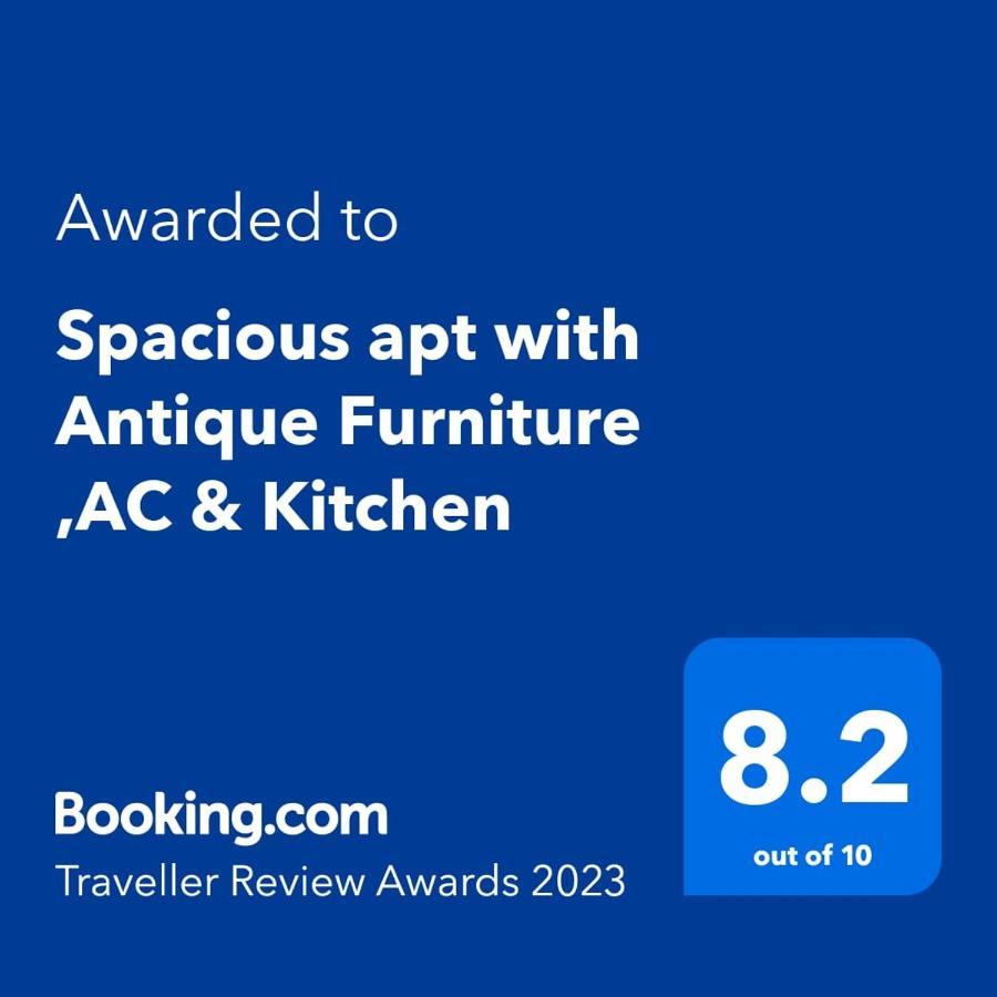Spacious Apt With Antique Furniture ,Ac & Kitchen Kolkata Ngoại thất bức ảnh